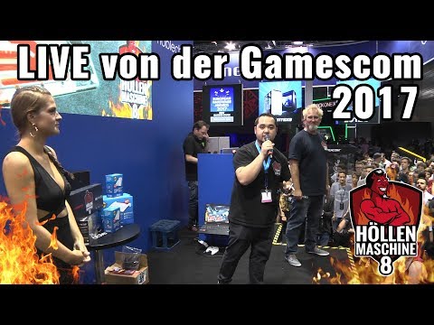 Video Thumbnail: Die Show zur Höllenmaschine 8 LIVE von der Gamescom 2017 mit Flying Uwe | #Gaming-PC