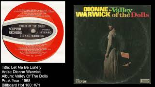 Dionne Warwick -Let Me Be Lonely