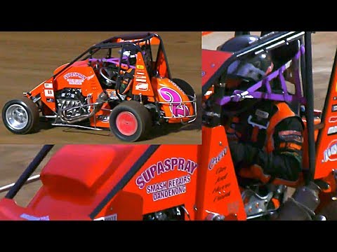 Compact Speedcars Heat 2 Laang Speedway 24-2-2018