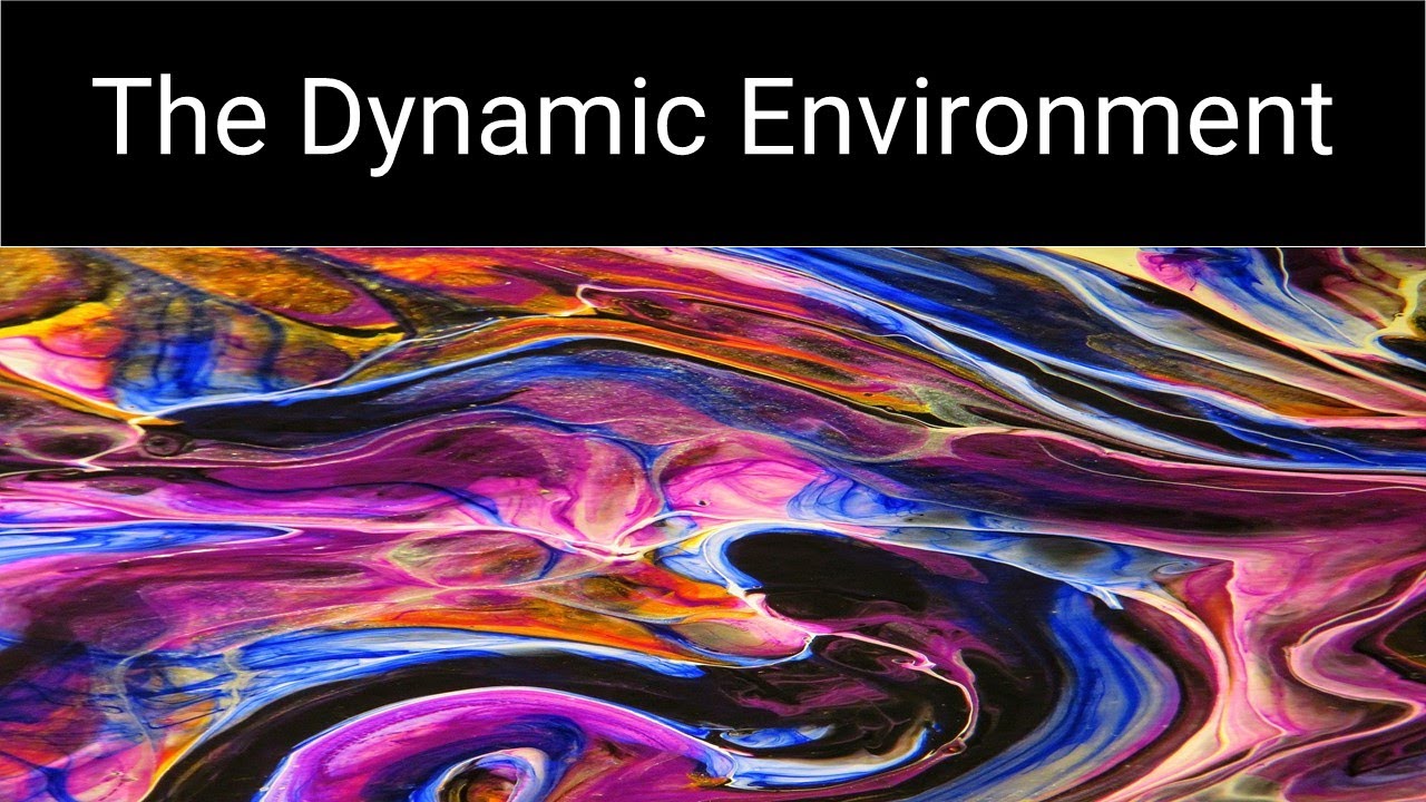 Why the environment is considered dynamic?