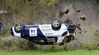 preview picture of video 'Rallye de Wallonie 2013 Show Malonne + crash'