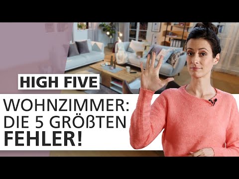 Wohnzimmer einrichten: Diese 5 Dinge macht fast JEDER falsch | High Five 🖐 | INTERIYEAH!