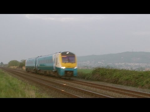Prestatyn 29.4.2014 - Arriva Trains 175011 on 1W96 WAG replacement Class 175