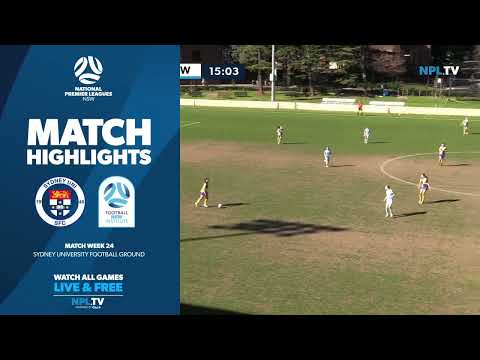 NPL NSW Women's Round 24 Highlights – Sydney University v Football NSW Institute