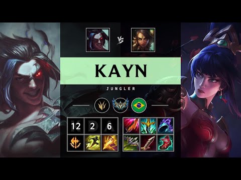 Kayn Jungle vs Nidalee - BR Challenger Patch 25.08