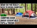 WHAT DO YOU REALLY NEED TO BRING CAMPING Camping Gear Essentials Tips Tricks