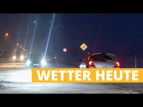 Wetter heute: Hier droht Chaos! Eisregen, Schnee, Verwehungen