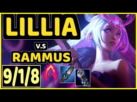 MINERVA (LILLIA) vs RAMMUS - 9/1/8 KDA JUNGLE GAMEPLAY - BR Ranked GRANDMASTER