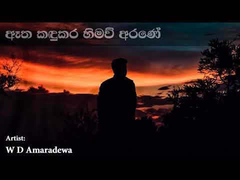 Etha Kandukara Himaw Arane ඈත කඳුකර හිමව් අරණේ | W D Amaradewa