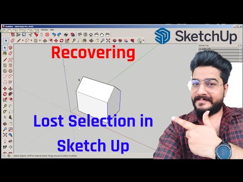 Recovering LOST SELECTIONS in SketchUp || YOU NEED THIS EXTENSION || Google SketchUp Tricks