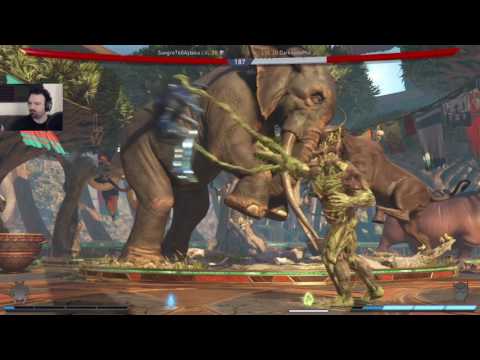 Injustice 2 1st MP gameplay pt28 - Swamp Thing vs. Blue Beetle