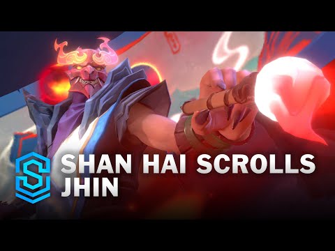 Shan Hai Scrolls Jhin Wild Rift Skin Spotlight