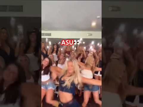 Arizona State University's Alpha Phi sorority joins the ranks in their JEANS  #youtubeshorts
