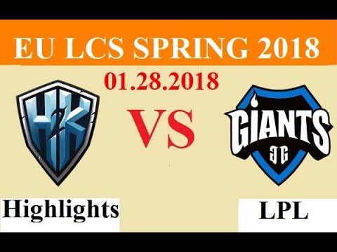 [01.28.2018]: H2K vs GIA - Highlights EU LCS Spring 2018 W2D2