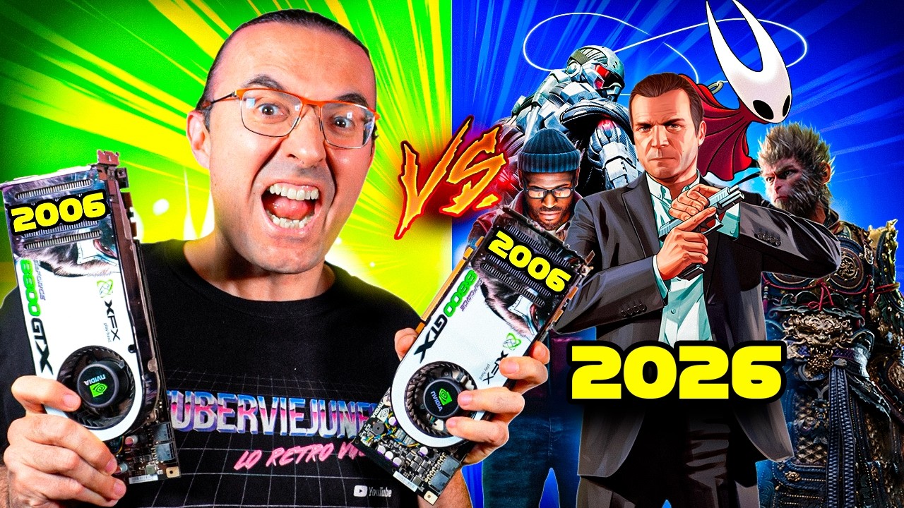¿ Podrán dos tarjetas graficas de hace 20 años con juegos de 2026 ? ¿ crysis volará ?