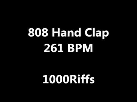 808 Hand Clap : 261 BPM - Beats Per Minute