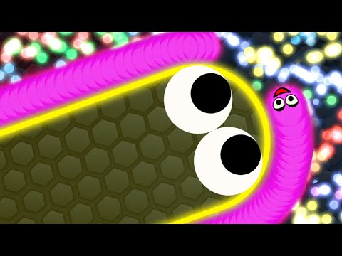 Slither.io Tiny Troll Snake vs Giant Noob Snakes - Epic Slitherio Gameplay