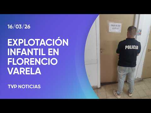 Rescatan a 13 chicos explotados en Florencio Varela