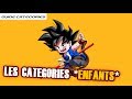 LES UNITEES OPTIMALES POUR LES CATEGORIES ENFANTS ET TENKAICHI BUDOKAI DOKKAN BATTLE FR