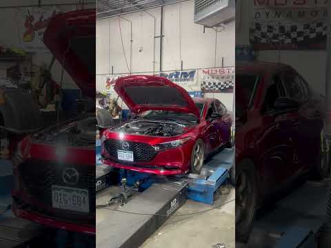 Big Turbo Gen 4 Mazda 3 Dyno Run. 325WHP/455WTQ