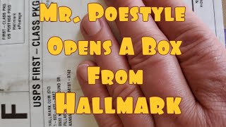 Mr. Poestyle Opens A Box From Hallmark . Keepsake Ornament 2021 Super Nintendo
