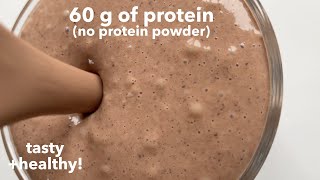 Protein Smoothie without protein powder 🤯 vegan recipes