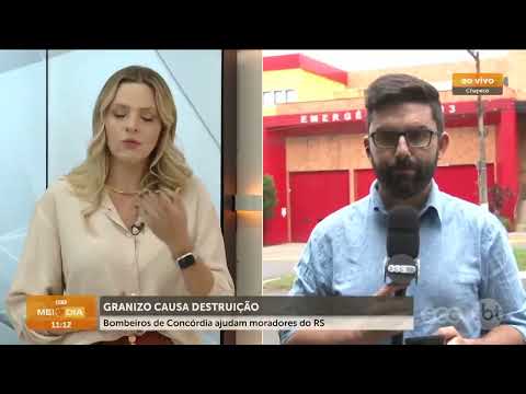 Temporal de granizo atinge SC e Lontras decreta emergência | Tempo | SCC Meio-Dia