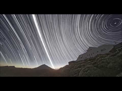 Star Trails At The Equator, The Universe Is A Rotating Ball(research Tycho Brahe)