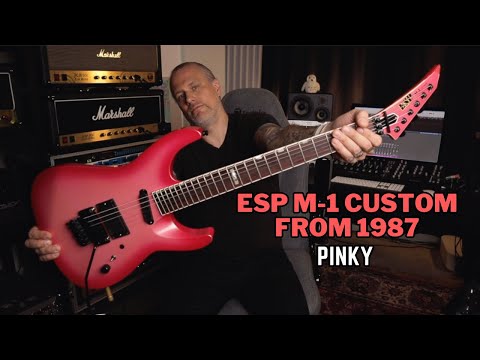 My ESP M-1 CUSTOM from 1987 aka PINKY