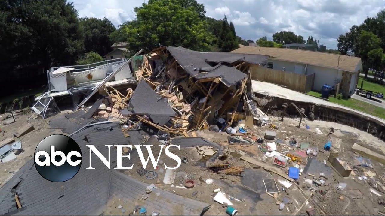 Massive sinkhole swallows two homes in Florida