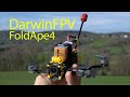 Квадрокоптер DarwinFPV FoldApe4 — FPV-дрон для далеких польотів та подорожей, безколекторні мотори, GPS, до 1500 м, до 30 хвилин польоту