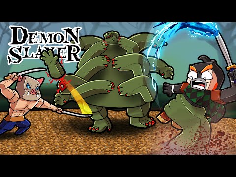 Demon Slayer MASTER Defeats HAND DEMON BOSS! (Minecraft)