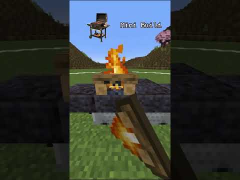 Insane Mini Minecraft BBQ Build - Must Watch!