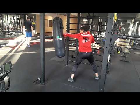 Box-Team-Tommy Würzburg e.V. Jacky H. working on Boxing Bag 🥊 Special Hand and Footwork