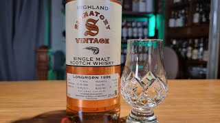 맛은 꽃 맛인데 향은 과일향의 개성있는 독립병입 위스키 시그나토리빈티지 롱몬1996 #shorts