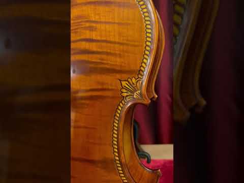 4. 4/4 MAESTRO VASILE GLIGA Special 'Girl' Scroll One Piece Back Violin - Code D0887V - Video 4