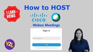 How to host a meeting at Webex ?