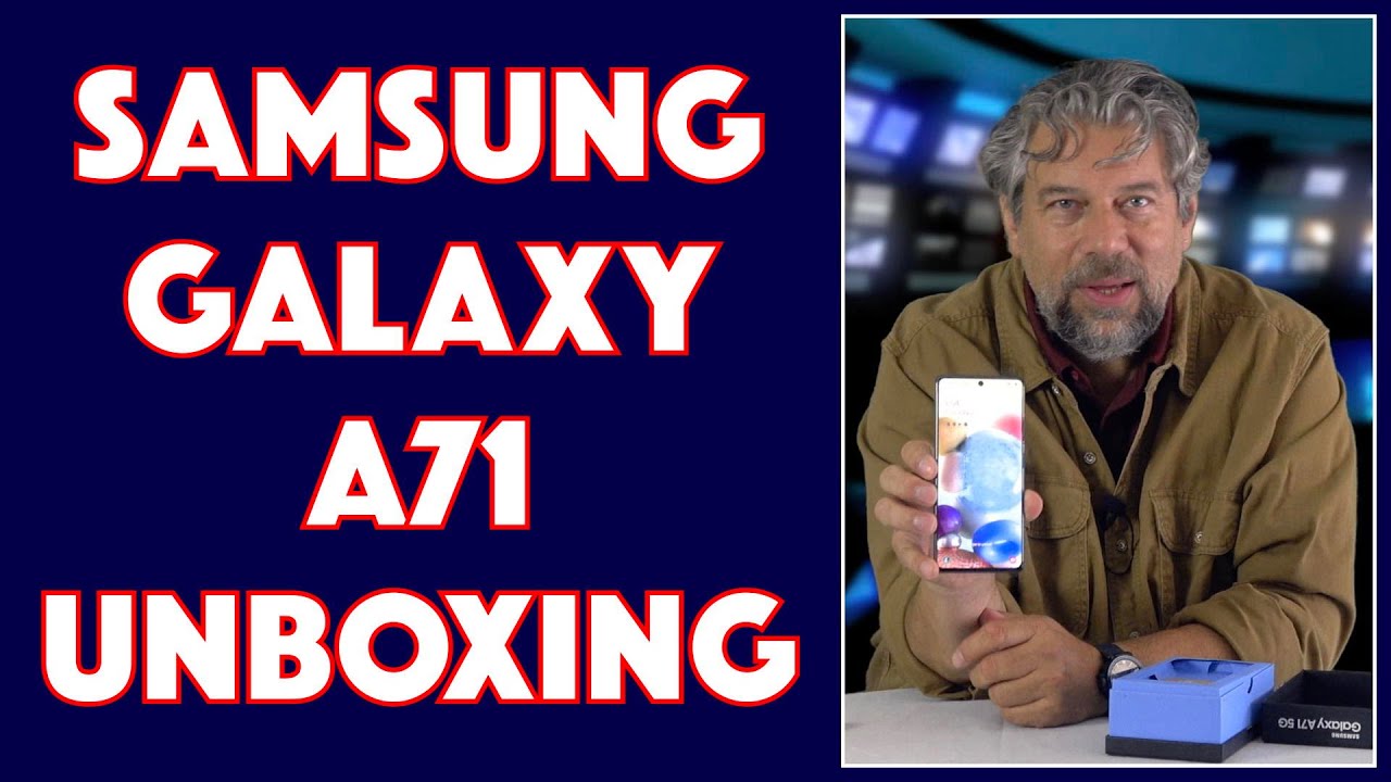 Samsung Galaxy A71 5G Ready Android Smartphone -- UNBOXING