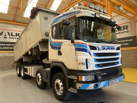 New In Stocklist For Sale: SCANIA G400 8X4 ALUMINIUM BULK TIPPER – 2012 – SO62 KPF