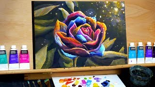Colorful Flower - A Step by Step Painting with Acrylics (Ryan O&#39;Rourke)