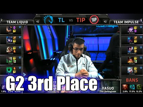 Team Impulse vs Team Liquid | Game 2 3rd Place S5 NA LCS Spring 2015 playoffs | TIP vs TL G2