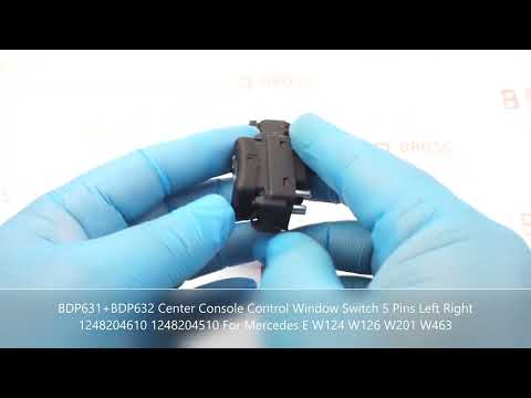 BDP631+BDP632 Center Console Window Switch 5 Pins Left Right For Mercedes E W124 W126 W201 W463