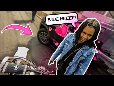 TOOK HER FOR A RIDE ON MY YAMAHA YZ250F DIRT BIKE!  *SHE LOVES IT* | JUSTDOITTRAY