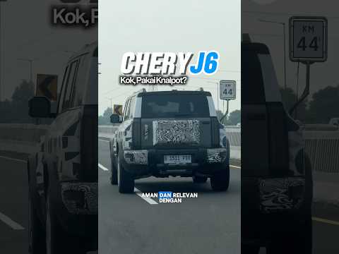 Chery J6 EREV lagi tes jalan di Tol Cikampek! Bensin baterai full punya range 1.200 km.