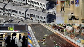 Tokyo, terremoto  magnitudo 6,1: nelle telecamere di sicurezza la paura negli uffici e nella città