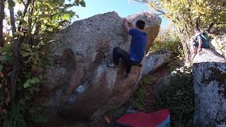 Video thumbnail de Unknown (Taz), 6c/7a?. Targasonne