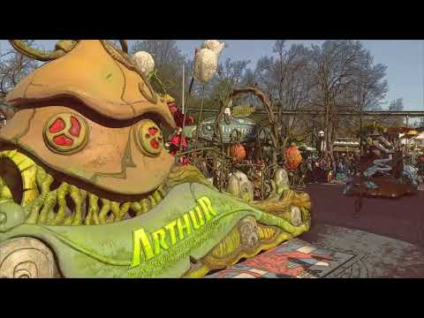 EUROPA-PARK Ed‘s Adventure Parade 2023 im Comic Style in 4K