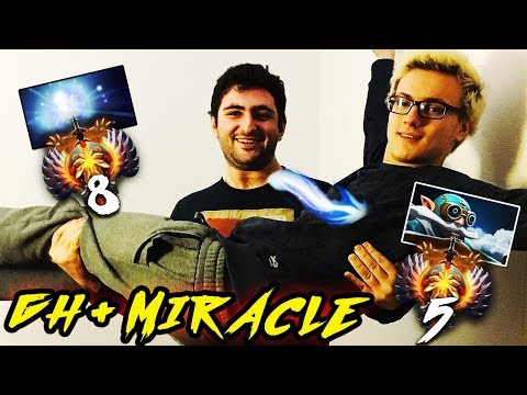 THE BEST PLAYERS COMBO IN DOTA 2? Miracle- Gyro + gh Wisp (IO) - Liquid Road to TOP 3 MMR - Dota 2