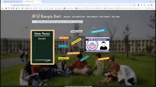 AFSÜ Yemek Rezervasyonu İşlem Basamakları