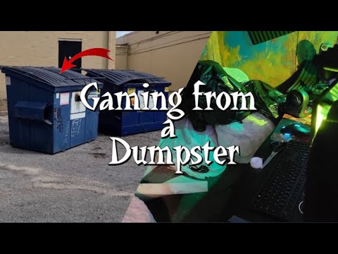 Everyone called me trash, so I became trash - streaming setup from a dumpster